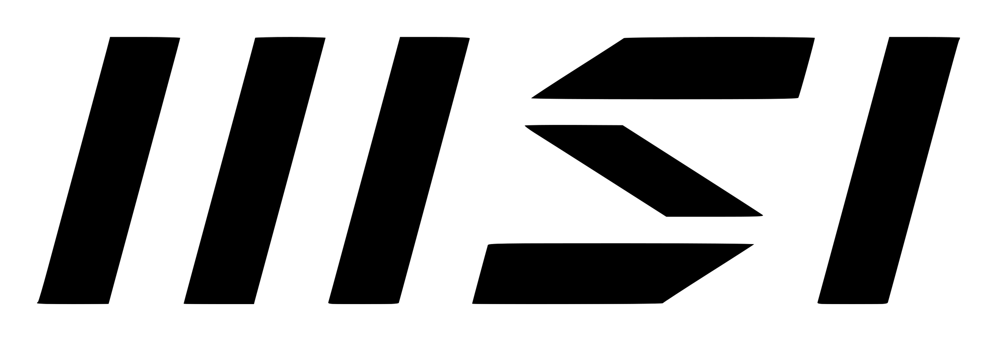 Msi Logo auf transparentem Hintergrund