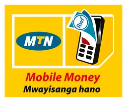 MTN logo, horizontal version, on a transparent background