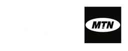 MTN logo, monochrome wordmark version, on a transparent background