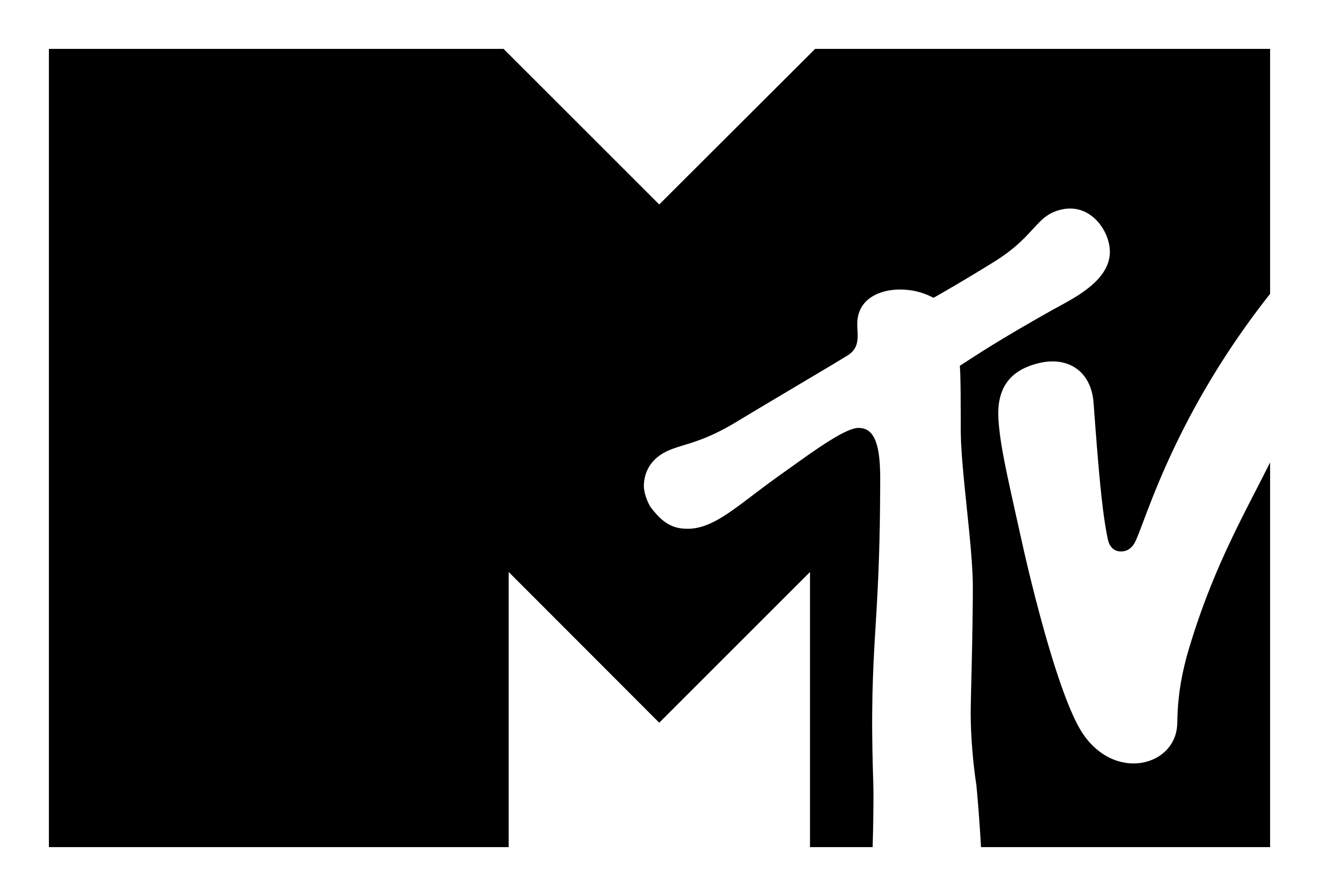 MTV logo on a transparent background
