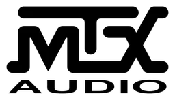 MTX Audio Logo, Variante schwarz, auf transparentem Hintergrund