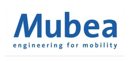 Mubea logo, horizontal version, on a transparent background