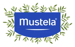 Mustela logo, horizontal version, on a transparent background