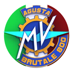 Logo da MV Agusta, versão ícone, em fundo transparente