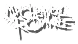 My Chemical Romance logo, monochrome version, on a transparent background