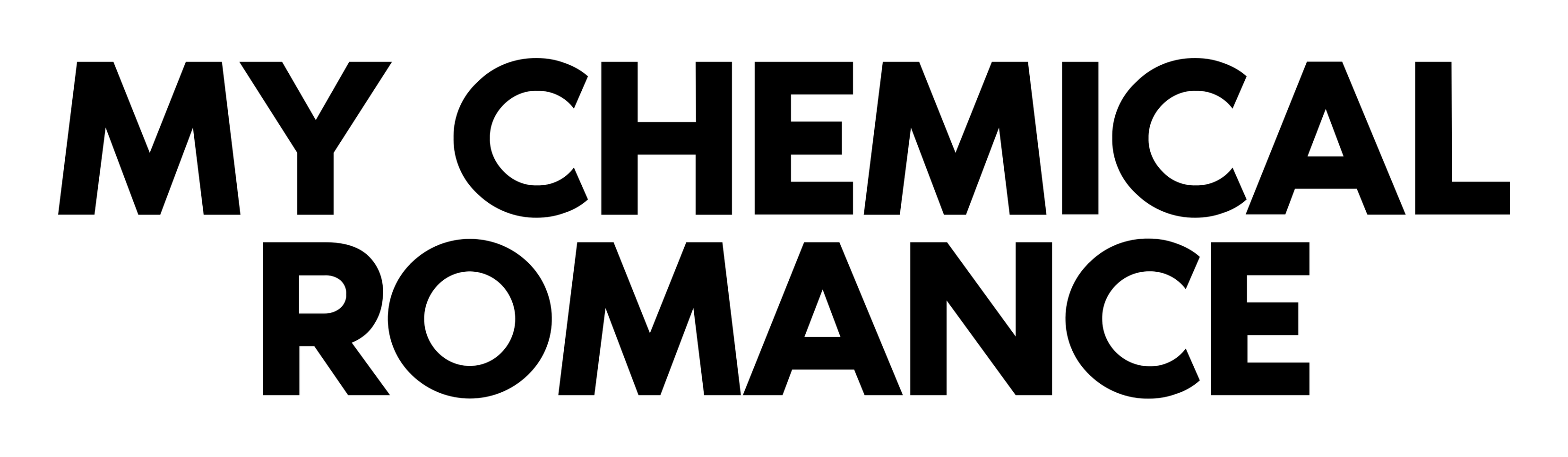 My Chemical Romance logo on a transparent background