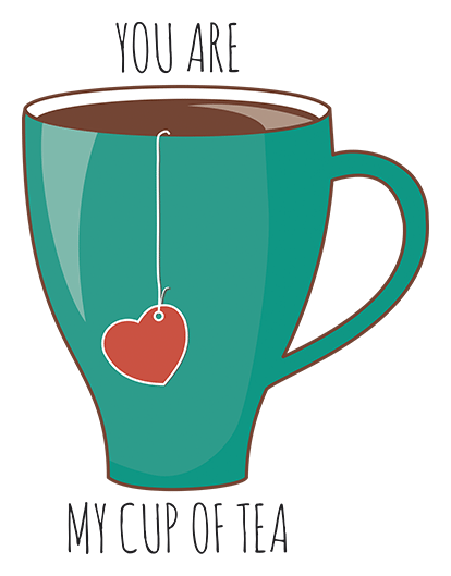 My Cup of Tea logo, horizontal version, on a transparent background