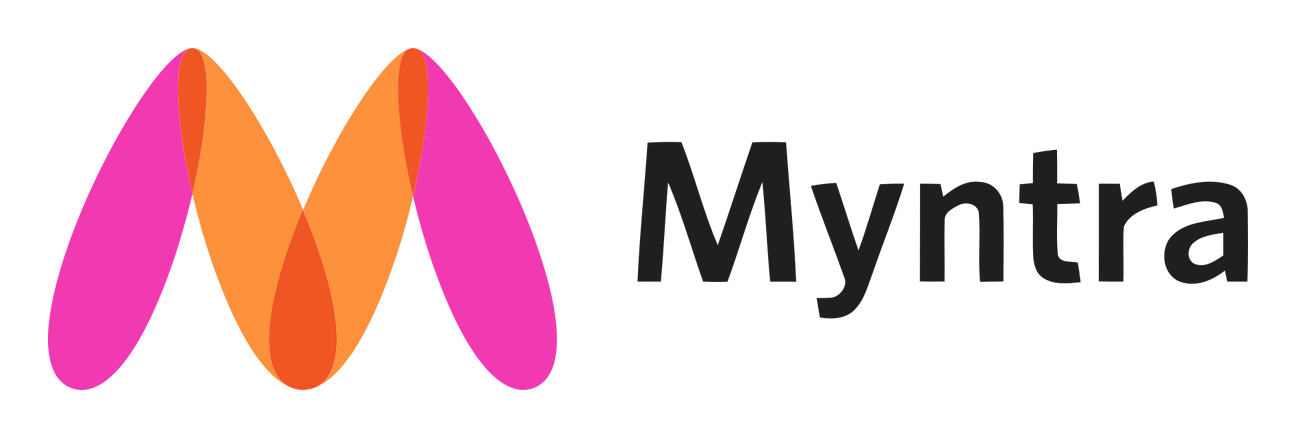 Myntra logo on a transparent background