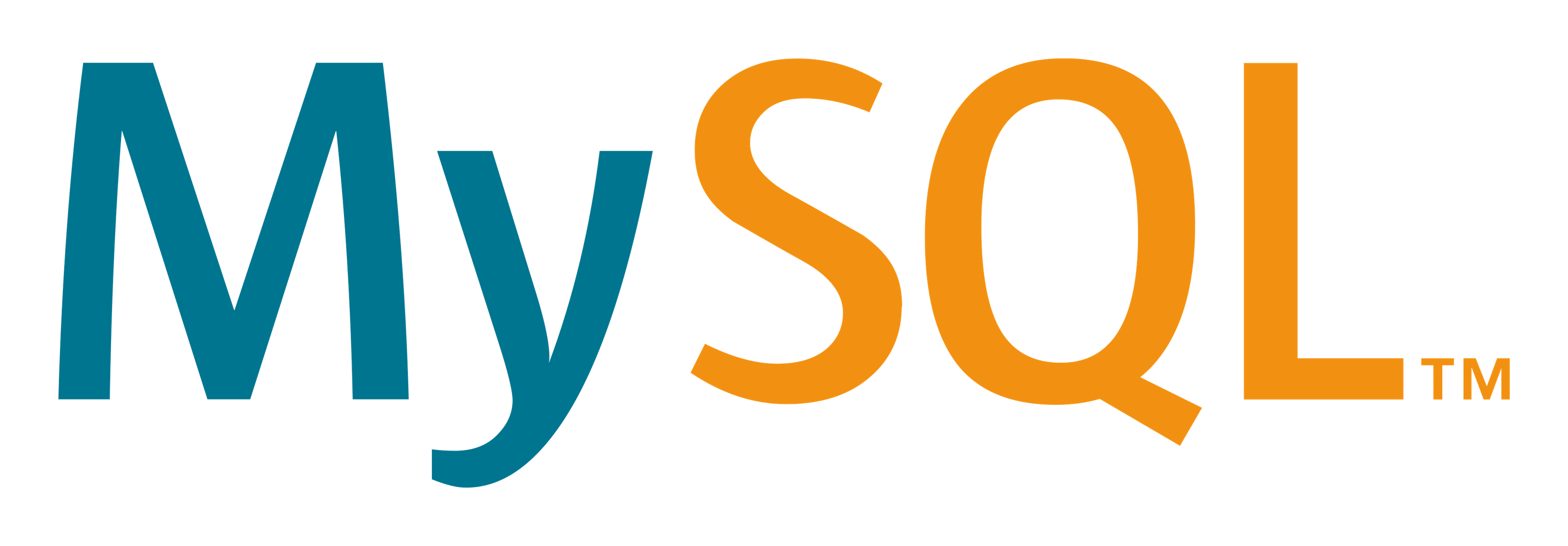 MySQL logo on a transparent background