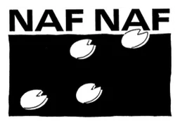 Naf Naf logo, black version, on a transparent background