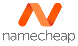 Namecheap logo, horizontal version, on a transparent background