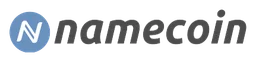 Namecoin Logo, Variante Wortmarke, auf transparentem Hintergrund