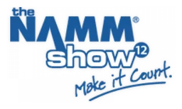 Namm Show logo, horizontal version, on a transparent background