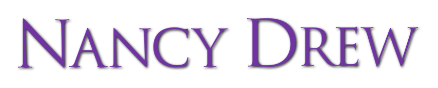 Logo Nancy Drew sur fond transparent