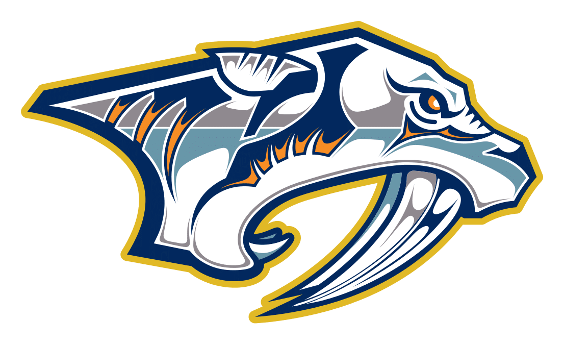 Nashville Predators logo on a transparent background