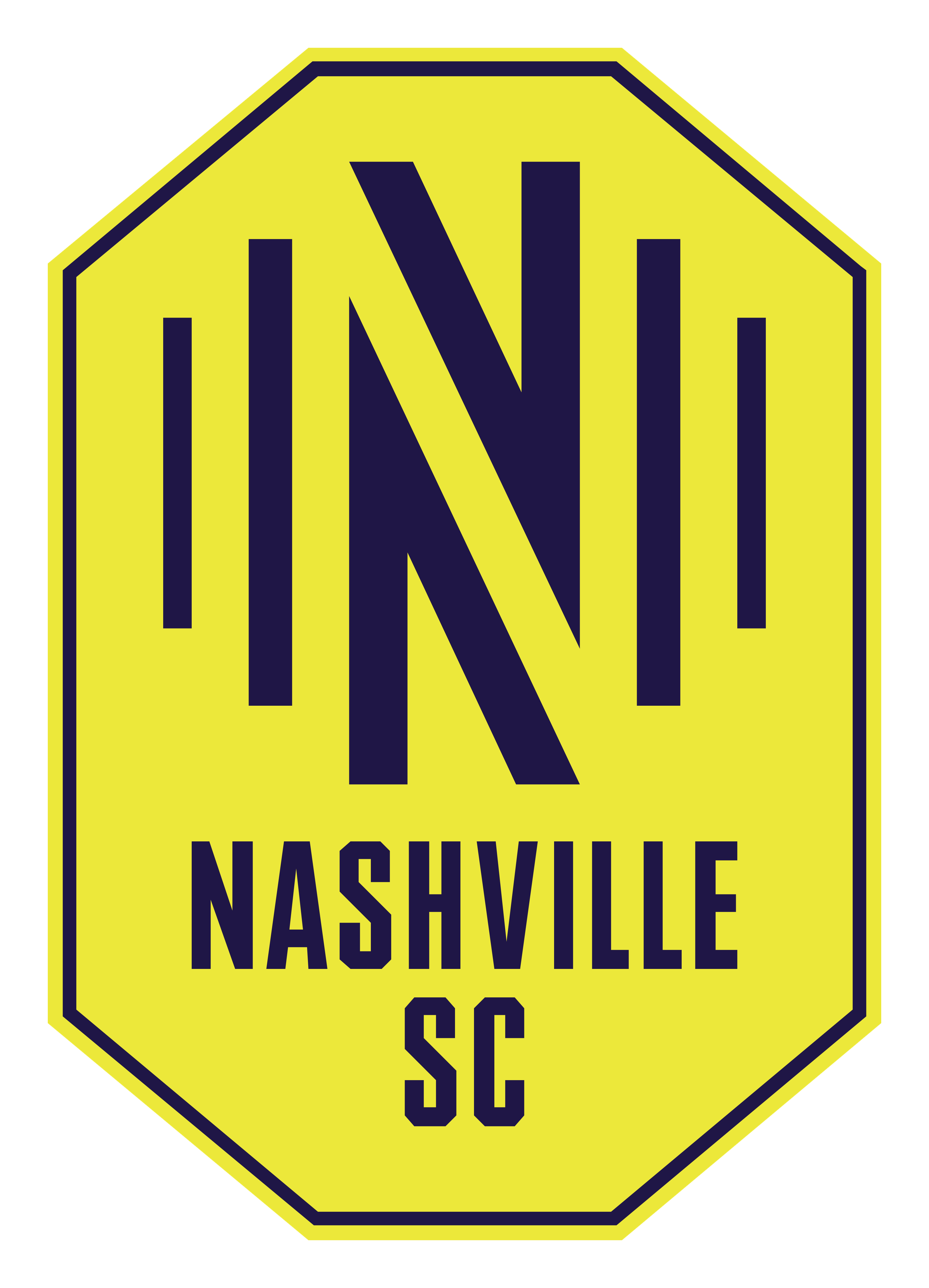 Nashville SC logo on a transparent background