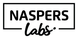 Naspers logo, black version, on a transparent background