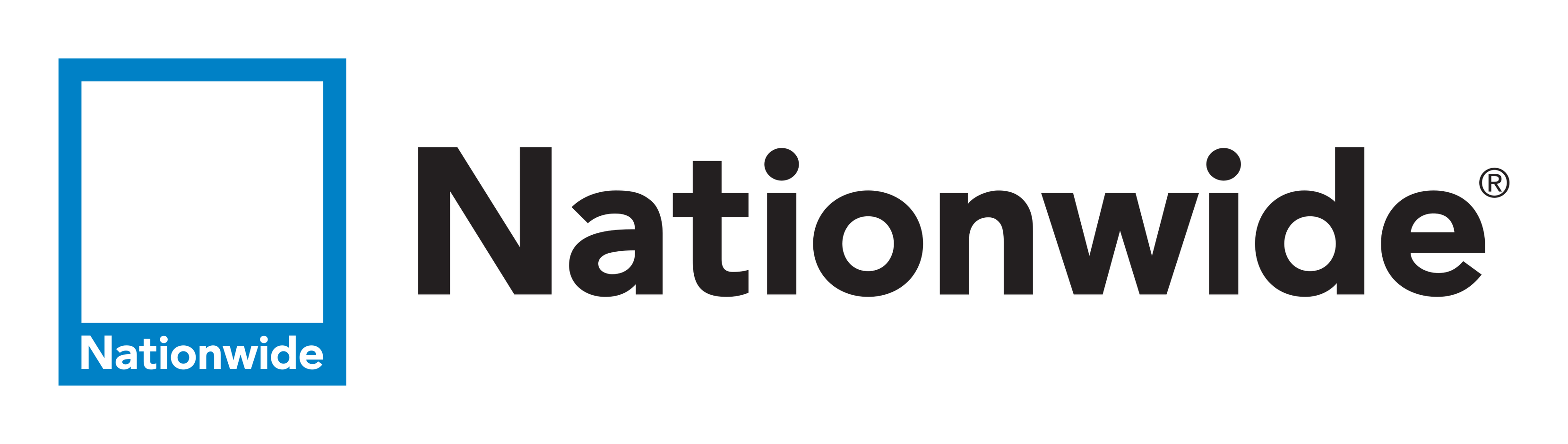 Nationwide Logo auf transparentem Hintergrund