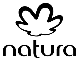 Natura logo, black version, on a transparent background
