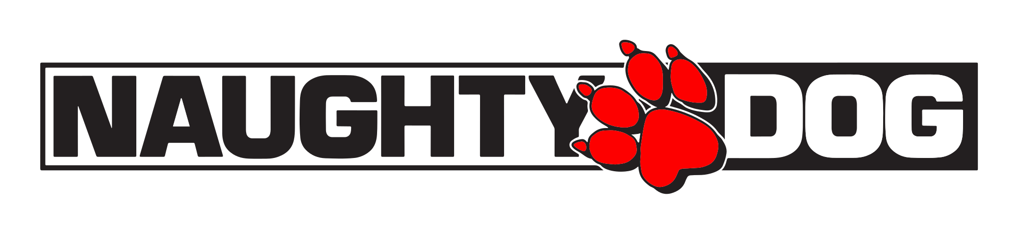Naughty Dog logo on a transparent background