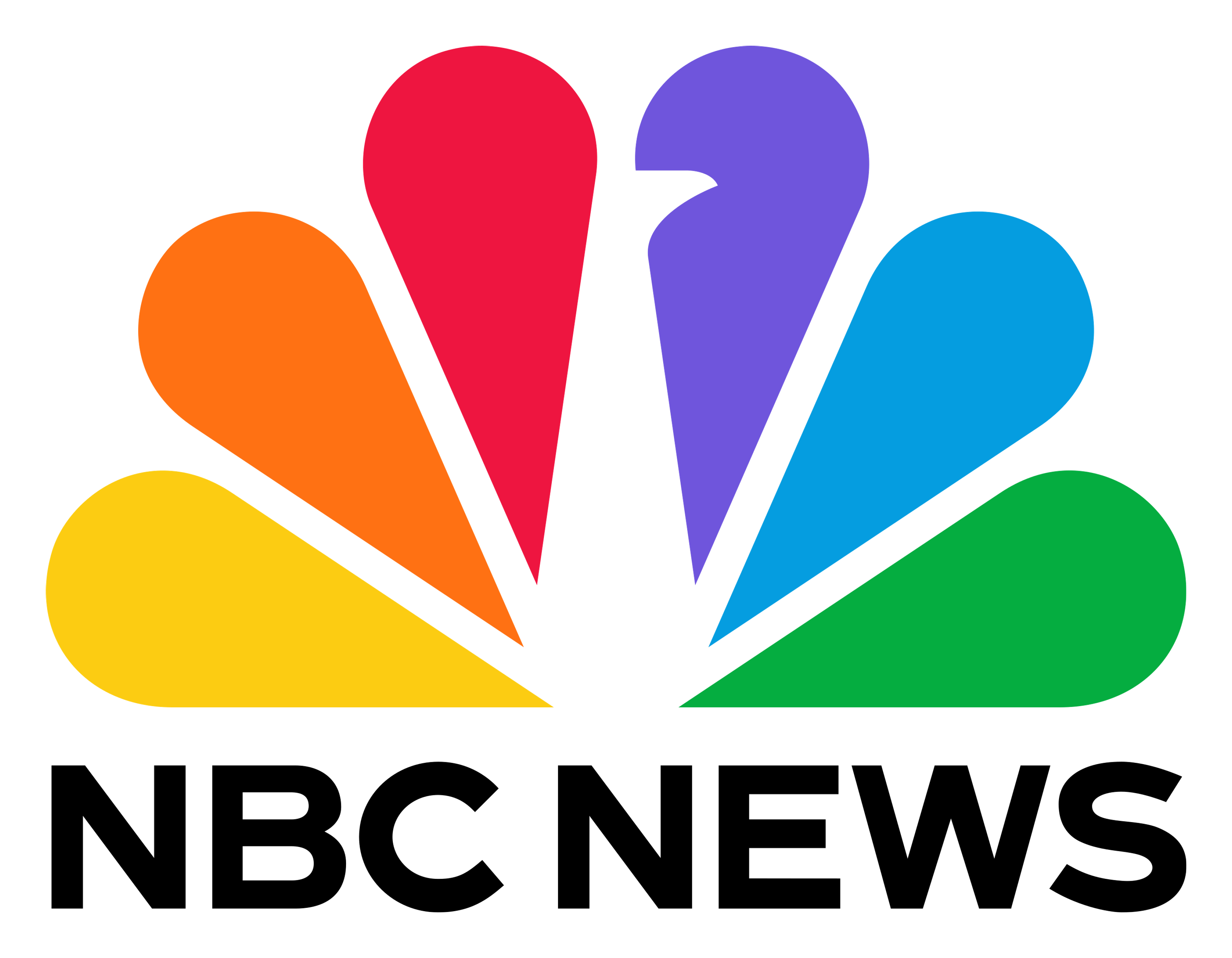 NBC News logo on a transparent background