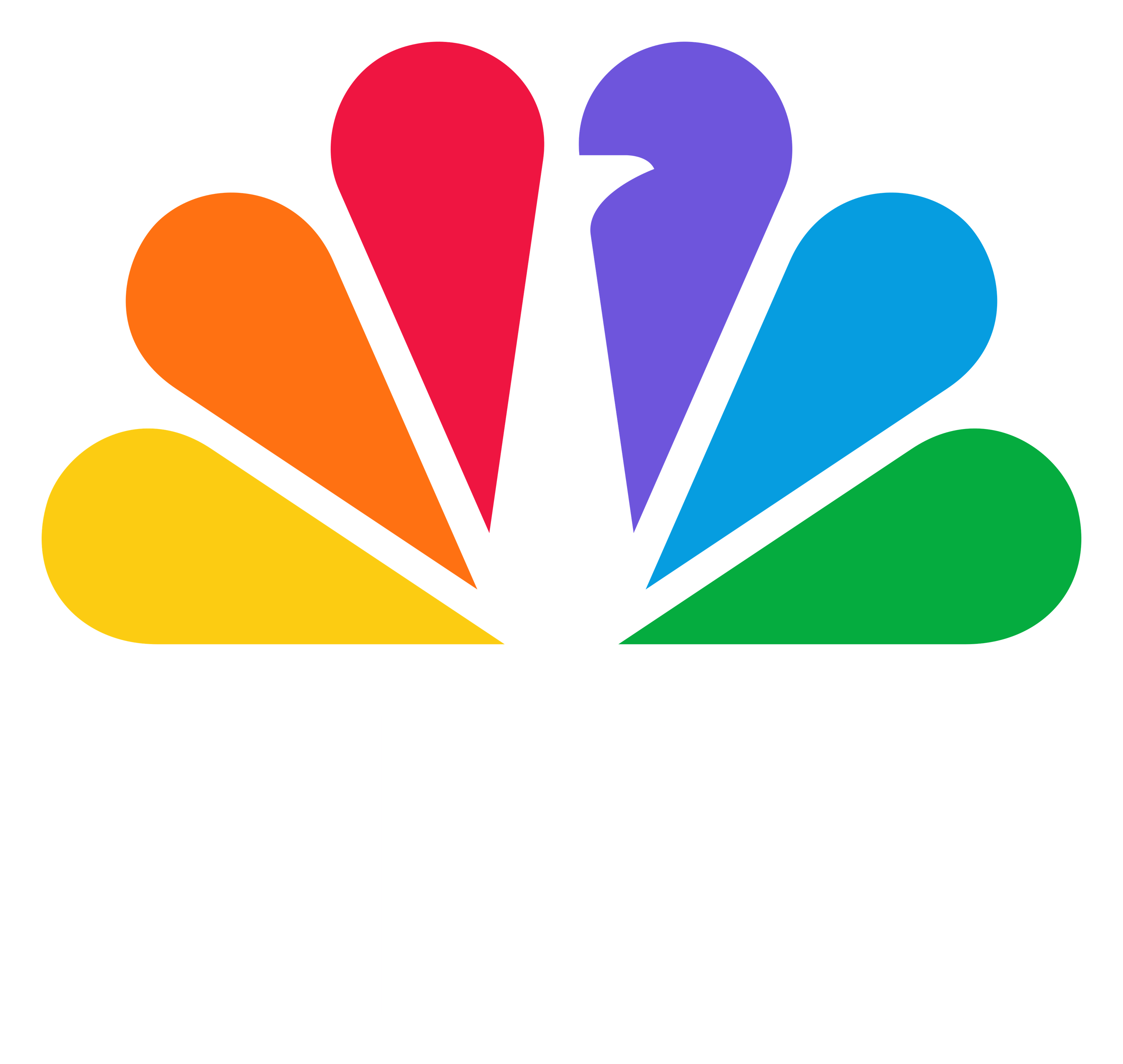 NBC logo on a transparent background