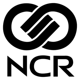Logo da NCR, versão ícone preto, em fundo transparente