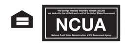 Logo de Ncua, versión logotipo monocromo, sobre fondo transparente