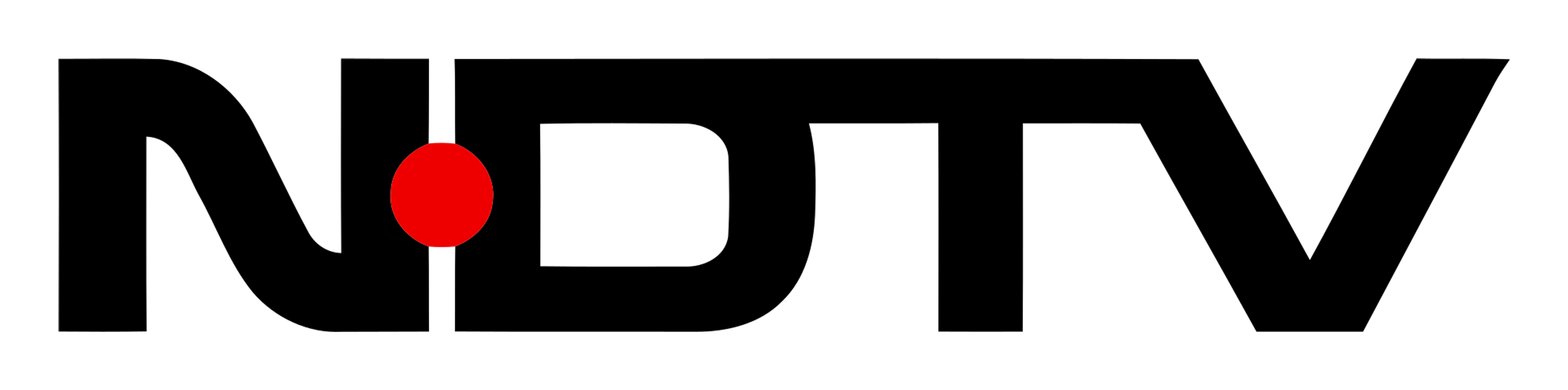 NDTV logo on a transparent background
