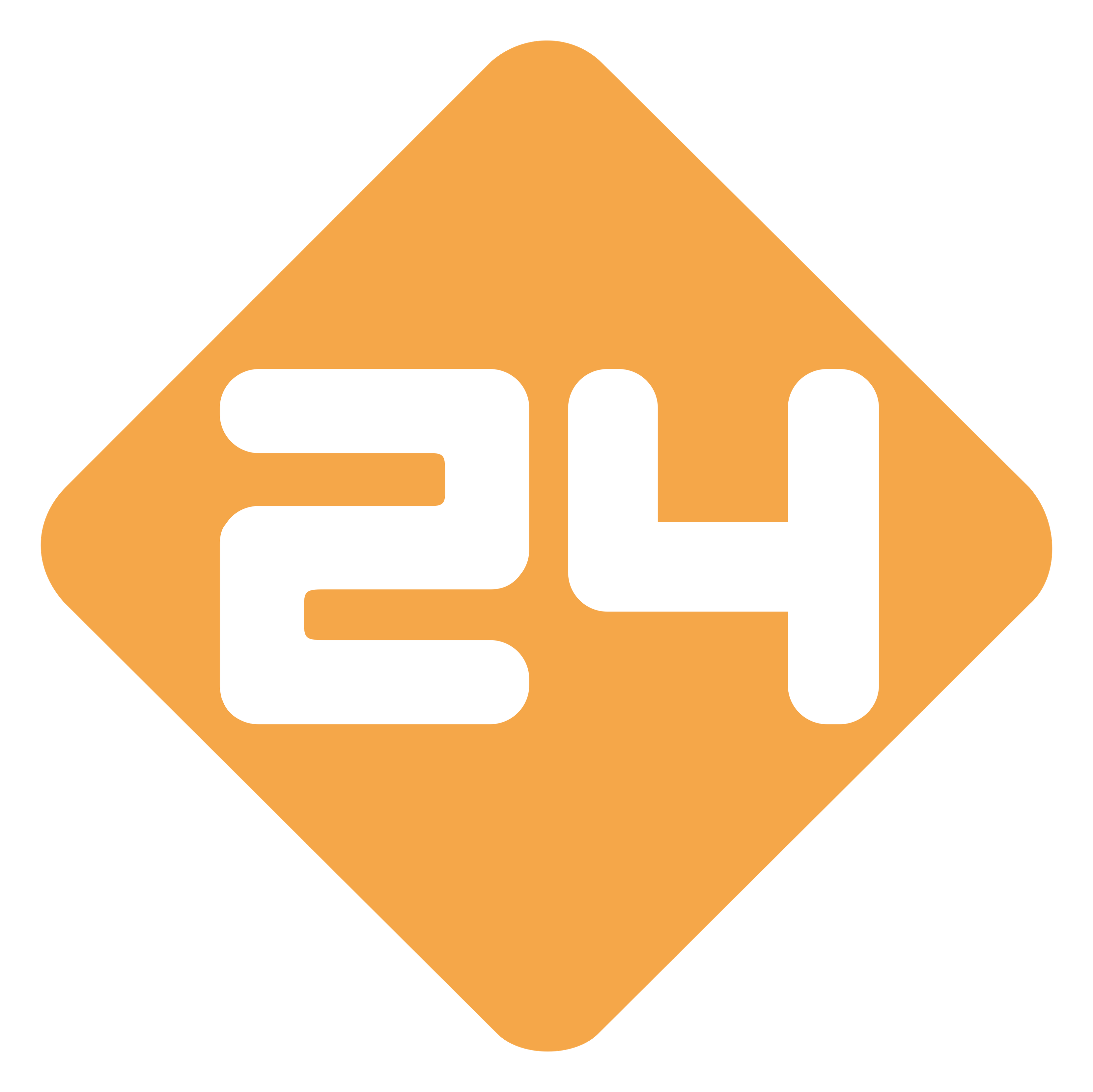 Nederland 24 logo on a transparent background