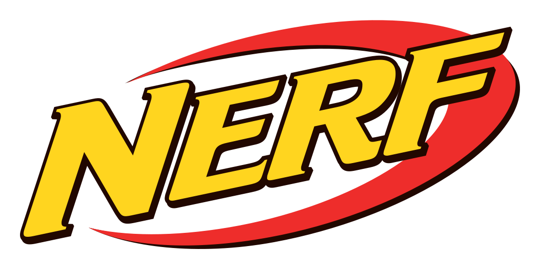 Nerf logo on a transparent background