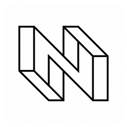 Nervos Network logo, black icon version, on a transparent background