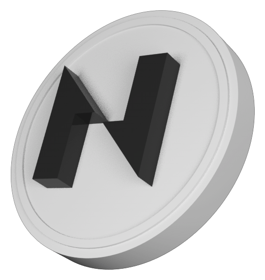 Nervos Network logo, monochrome icon version, on a transparent background
