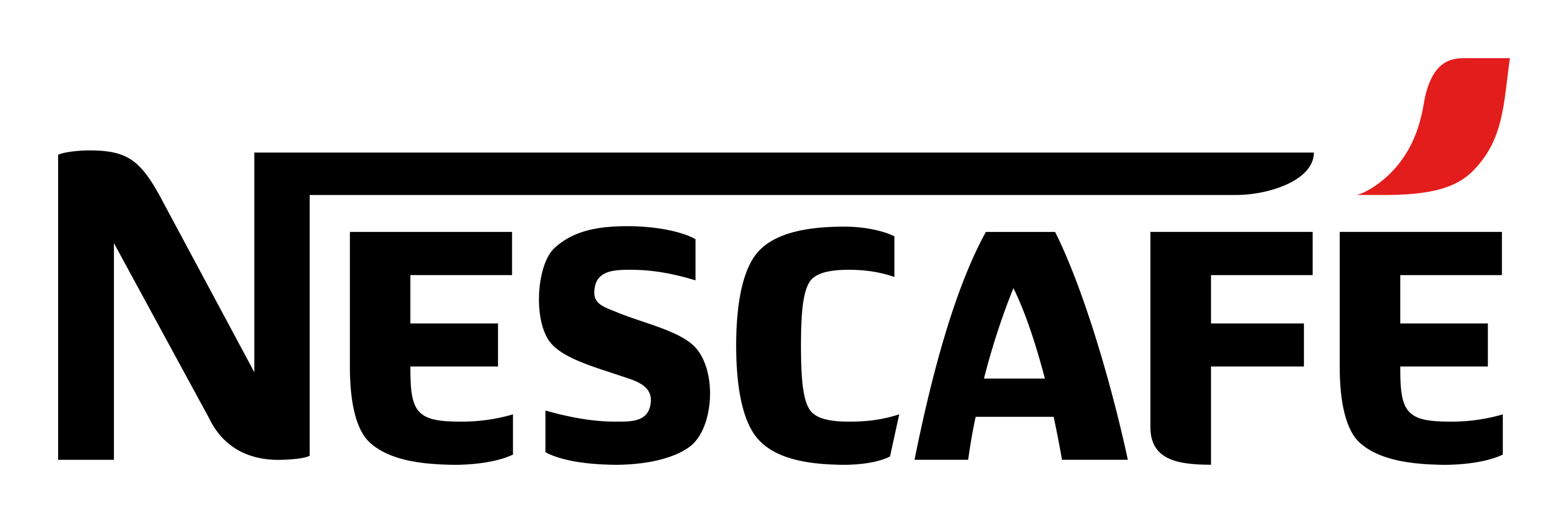 Nescafe logo on a transparent background