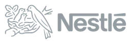 Nestle logo, monochrome wordmark version, on a transparent background