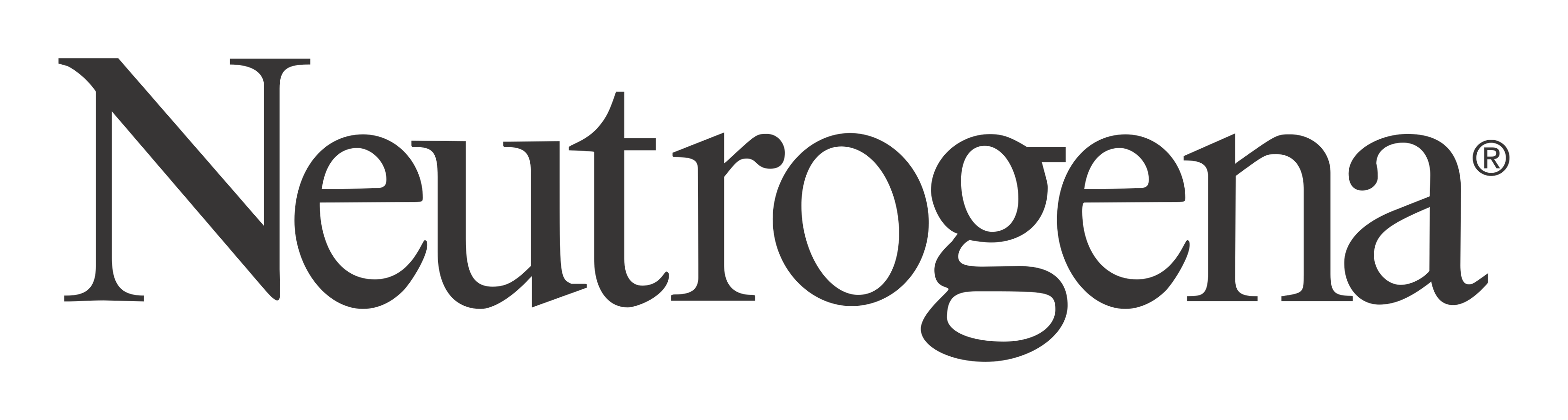 Neutrogena のロゴ（背景透過）