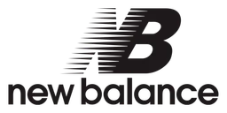 New Balance logo, black version, on a transparent background