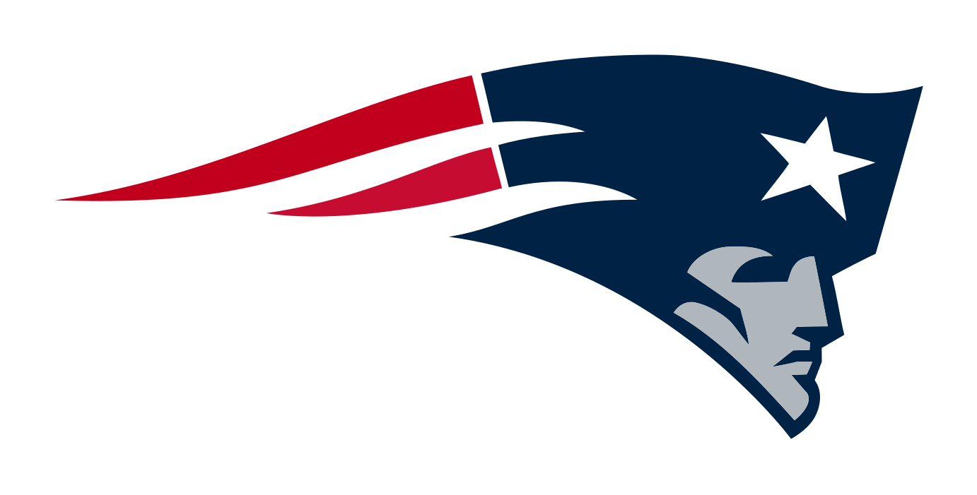 New England Patriots logo on a transparent background
