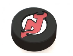 New Jersey Devils logo, monochrome version, on a transparent background