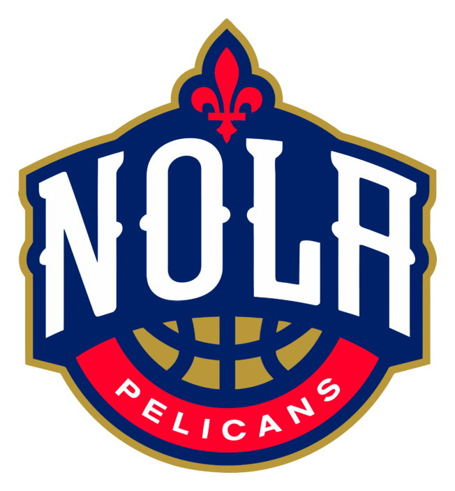 New Orleans Pelicans logo, icon version, on a transparent background