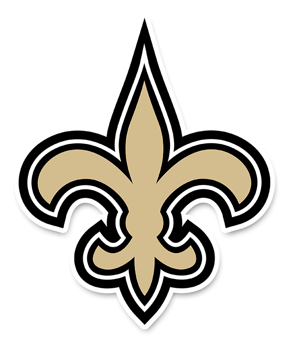New Orleans Saints logo, icon version, on a transparent background
