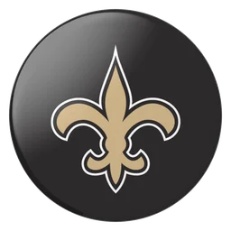 New Orleans Saints logo, monochrome icon version, on a transparent background