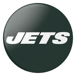 New York Jets logo, monochrome icon version, on a transparent background