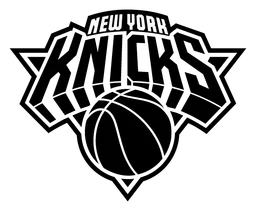 New York Knicks logo, black icon version, on a transparent background