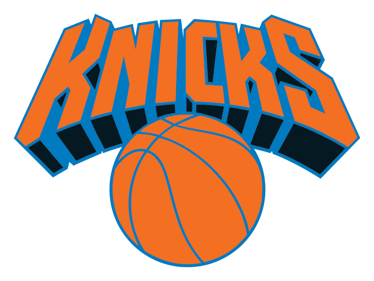New York Knicks logo on a transparent background