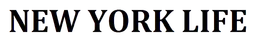 New York Life logo, black wordmark version, on a transparent background