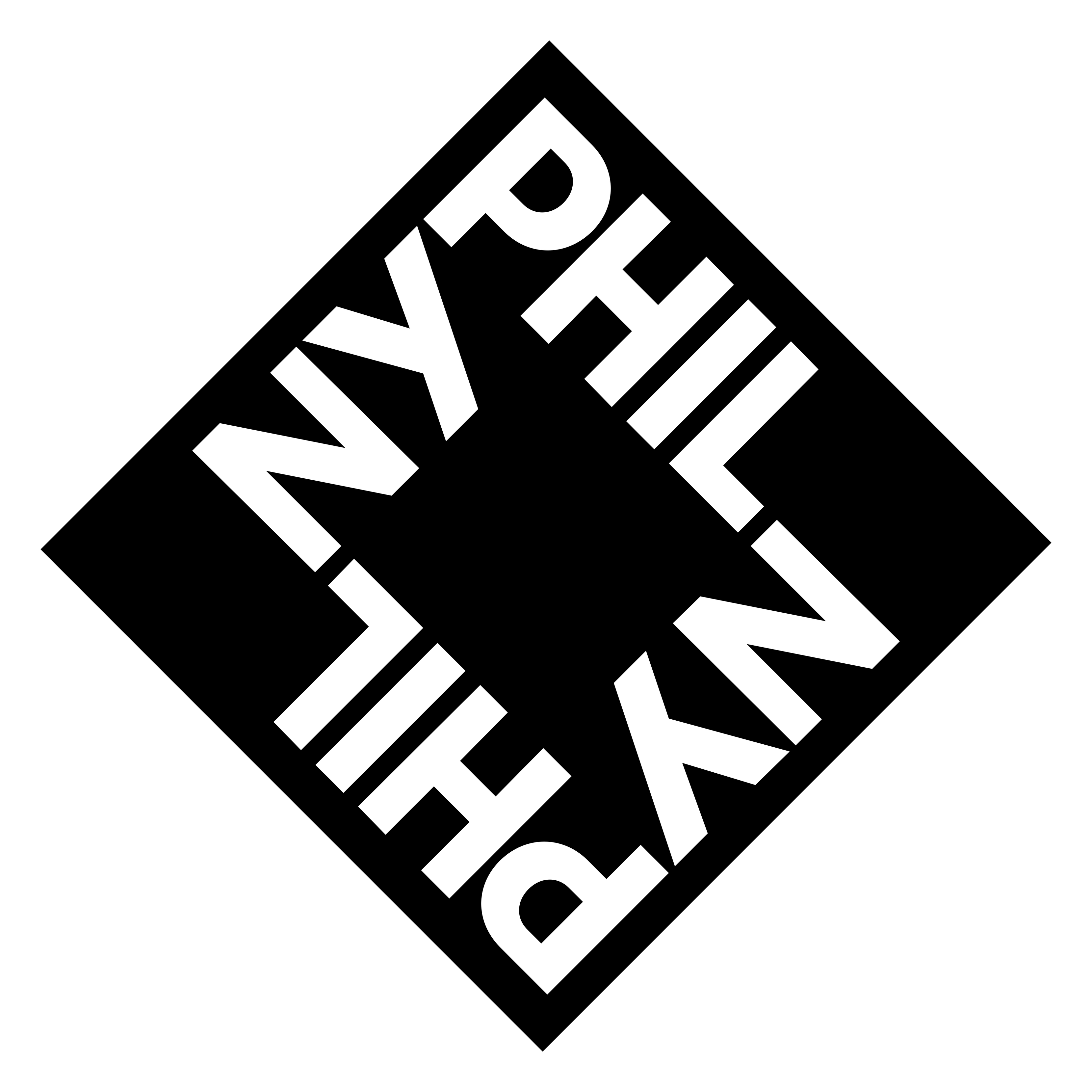 New York Philharmonic logo on a transparent background