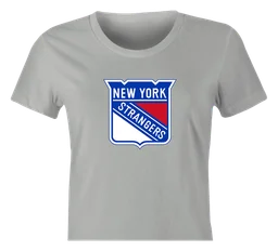New York Rangers logo, monochrome icon version, on a transparent background