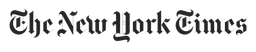 New York Times logo, black wordmark version, on a transparent background