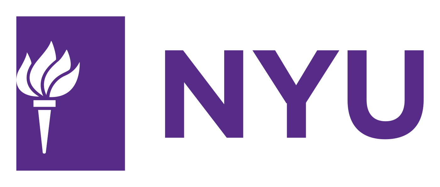 New York University logo on a transparent background